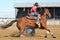 Throwing Dirt - Barrel Racer at Rodeo