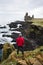 Thufubjarg cliffs and Londrangar sea stacks