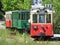 Thuin - June 4: Old heritage streetcar tramway in Aisne.Photo taken on June 4, 2017, Aisne, Belgium.