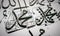 Thuluth Script Muhammad Mashq - Divine Names in Islamic Arabic Calligraphy Traditional Khat.