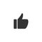 Thumb icon, up, deal sign. Agree symbol for application, design, websites, presentation isolated on the white background