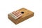 Thumb piano Kalimba, Mbira with silver and red tines