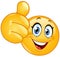 Thumb up female emoticon