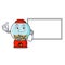 Thumbs up with board gumball machine character cartoon