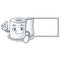 Thumbs up with board tissue character cartoon style
