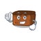 Thumbs up brownies character cartoon style