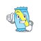 Thumbs up candy character cartoon style