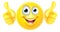 Thumbs up emoticon emoji