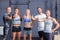 Thumbs up - fitness people showing gesture