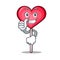 Thumbs up heart lollipop character cartoon