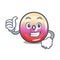 Thumbs up jelly ring candy character cartoon