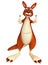 Thumbs up Kangaroo cartoon character