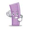 Thumbs up ruler character cartoon design