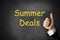 Thumbs up summer deals black chalkboard