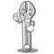 Thumbs up wrench character cartoon style