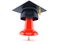 Thumbtack with mortarboard