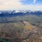 Thun Alps panorama overview mountains Switzerland town City aerial view photography