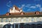 Thun Castle dominating the Thun skyline (Switzerland)