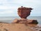 Thunder Cove Beach`s Teapot Rock in Nova Scotia