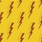 Thunder Lighting. Seamless vector pattern.