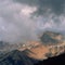 Thunder, lightning and rainfall headed towards me in the Never Summer Mountains, Rocky Mountain National Park, Colorado