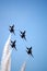 Thunderbirds in formation