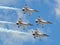 Thunderbirds Show at the US Air Force Graduation