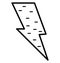 Thunderbolt Isolated Vector Icon that can be easily modified or edit