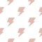 Thunderbolt vector wallpaper. Lightning bolts. Creative black thunder backdrop seamless pattern on white background
