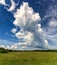 Thundercloud over a meadow, Schwarzes Moor