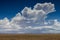 Thundercloud over the Namib desert