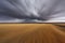 Thunderclouds. Montana, the USA