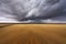 Thunderclouds. Montana, the USA