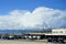 Thunderheads form over Salt Lake City airport