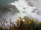 Thunderous Water gushes over Niagara Falls and mist shoots up - NEW YORK - USA