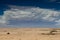 Thunderstorm approaching over the desert