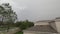 Thunderstorm cloud and rain