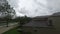 Thunderstorm cloud and rain