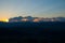 Thunderstorm clouds over sierra de las nieves