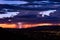 Thunderstorm with lightning over Sedona, Arizona