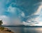 Thunderstorm on Little Salmon Lake Yukon Canada