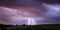 Thunderstorm over Kentucky countryside