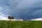 Thunderstorm over the Thunder Basin National Grassland, Wyoming.