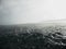 Thunderstorm / Rainstorm on Ocean Water with Large Water Drops and Waves