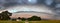 Thunderstorm Rolling Through Nebraska Farmland