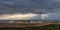 Thunderstorm rolling in over the Atlantic Ocean.