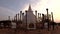 Thuparama Dagoba at sunset. Anuradhapura, Sri Lanka