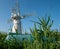 Thurne Dyke Drainage Mill, restored nineteenth century mill located on the Norfolk Broads, UK