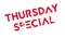 Thursday Special rubber stamp