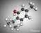 Thymol, IPMP molecule. It is phenol, natural monoterpene derivative of cymene. Obtained from thyme oil or other volatile oils.